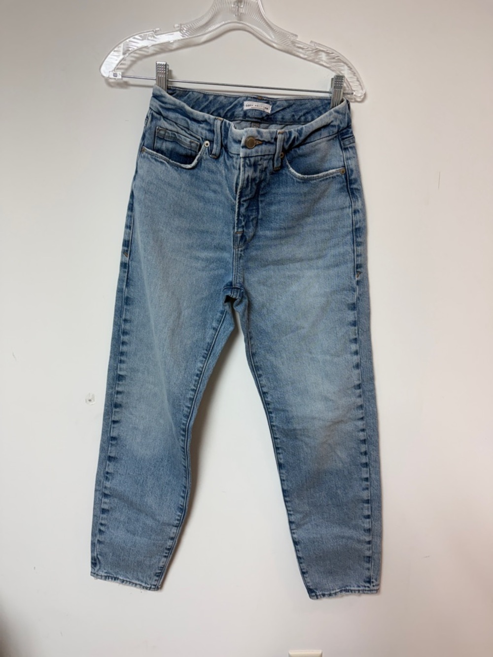 Good American Light Blue Boyfriend Jeans